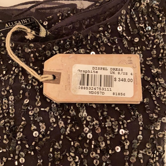 allsaints sequin dress - Picture 2 of 5
